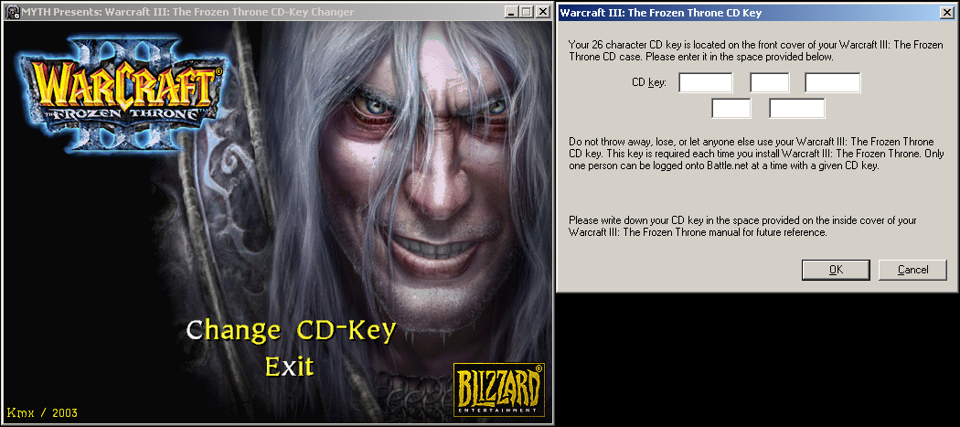 warcraft 3 frozen throne the cd key provided is currently disabled